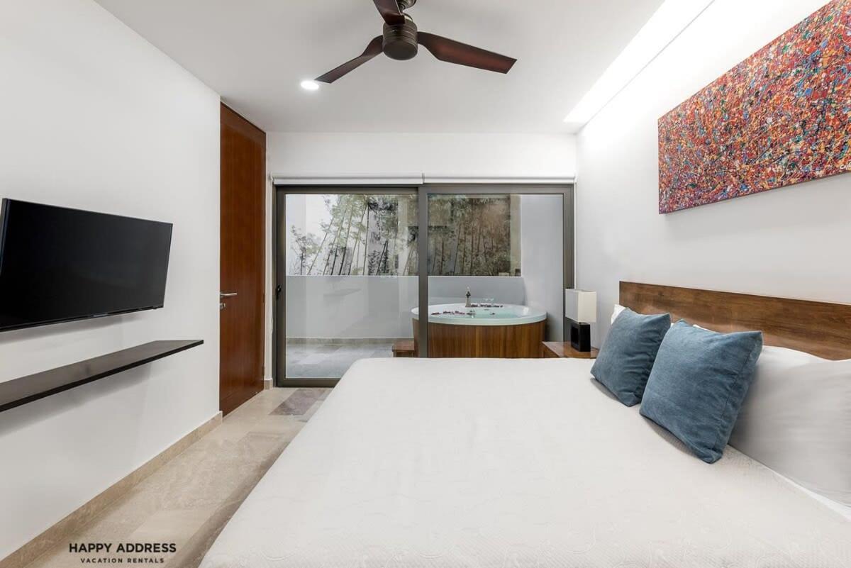 Trendy 1 Bedroom Apartment In Cruz Con Mar Brand New Building Playa del Carmen Bagian luar foto