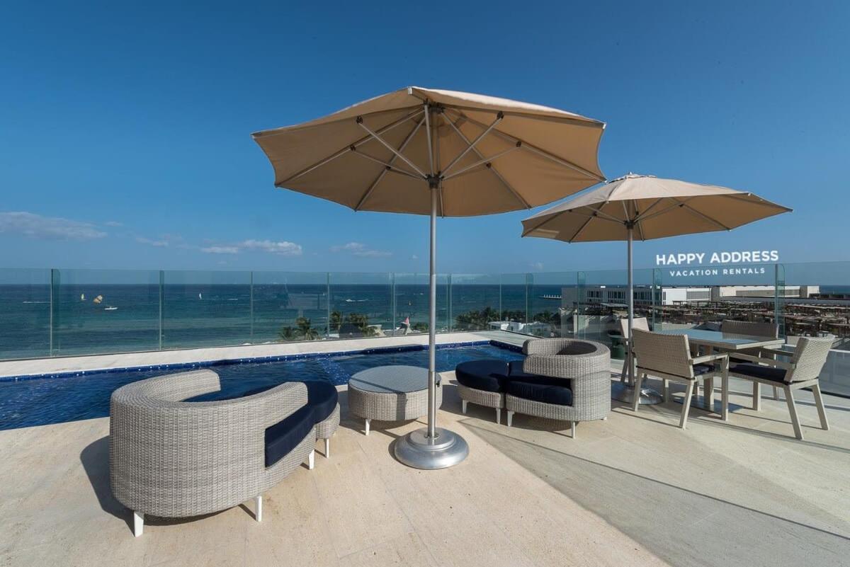 Trendy 1 Bedroom Apartment In Cruz Con Mar Brand New Building Playa del Carmen Bagian luar foto