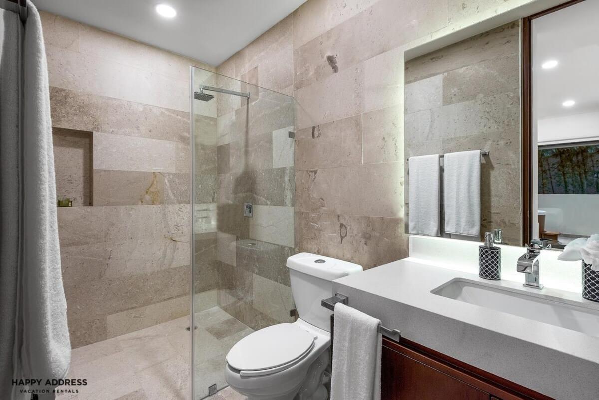 Trendy 1 Bedroom Apartment In Cruz Con Mar Brand New Building Playa del Carmen Bagian luar foto